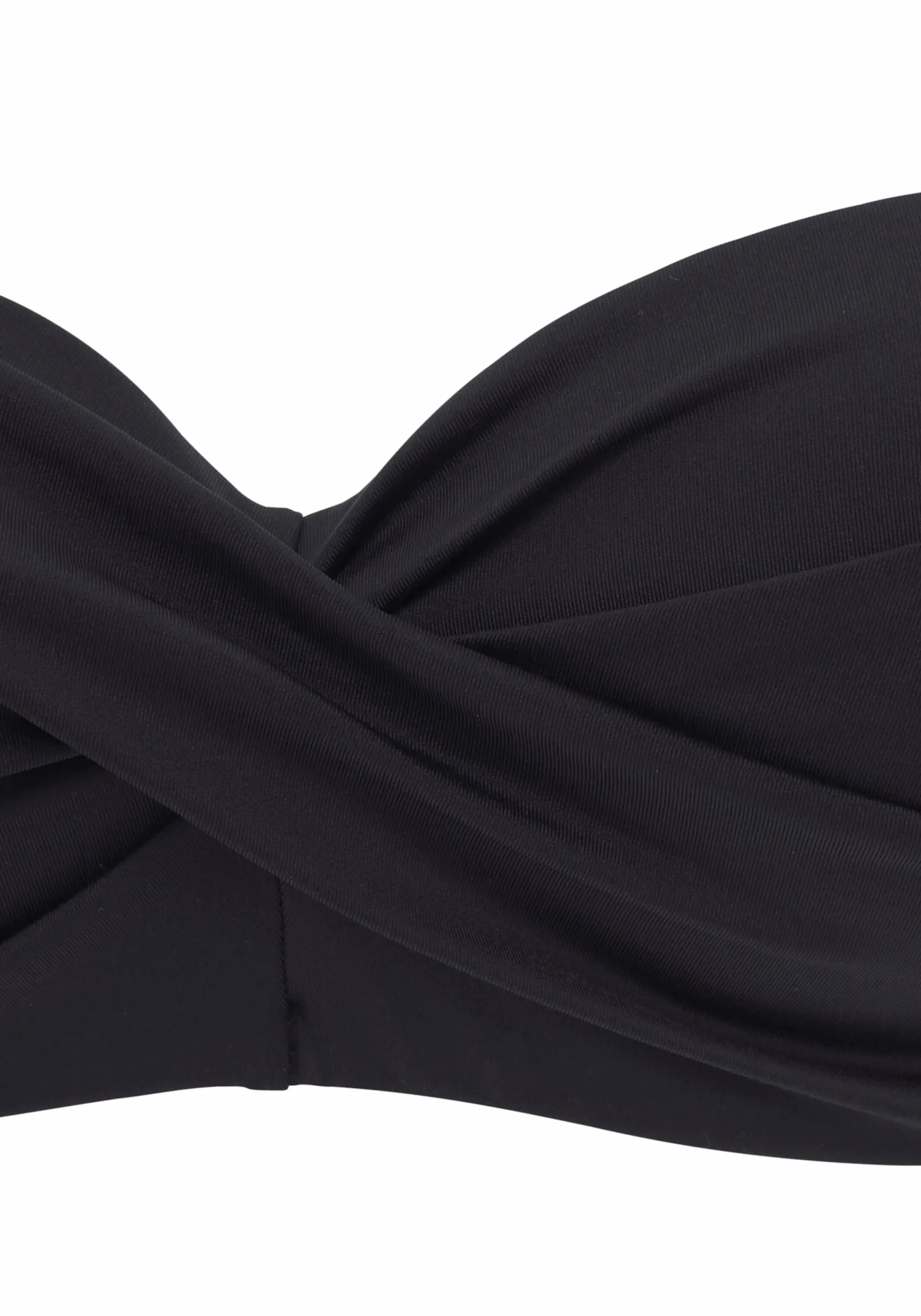 Bikinis|s.Oliver Bügel-Bandeau-Bikini schwarz