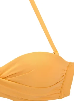 Bikinis|s.Oliver Bügel-Bandeau-Bikini-Top gelb
