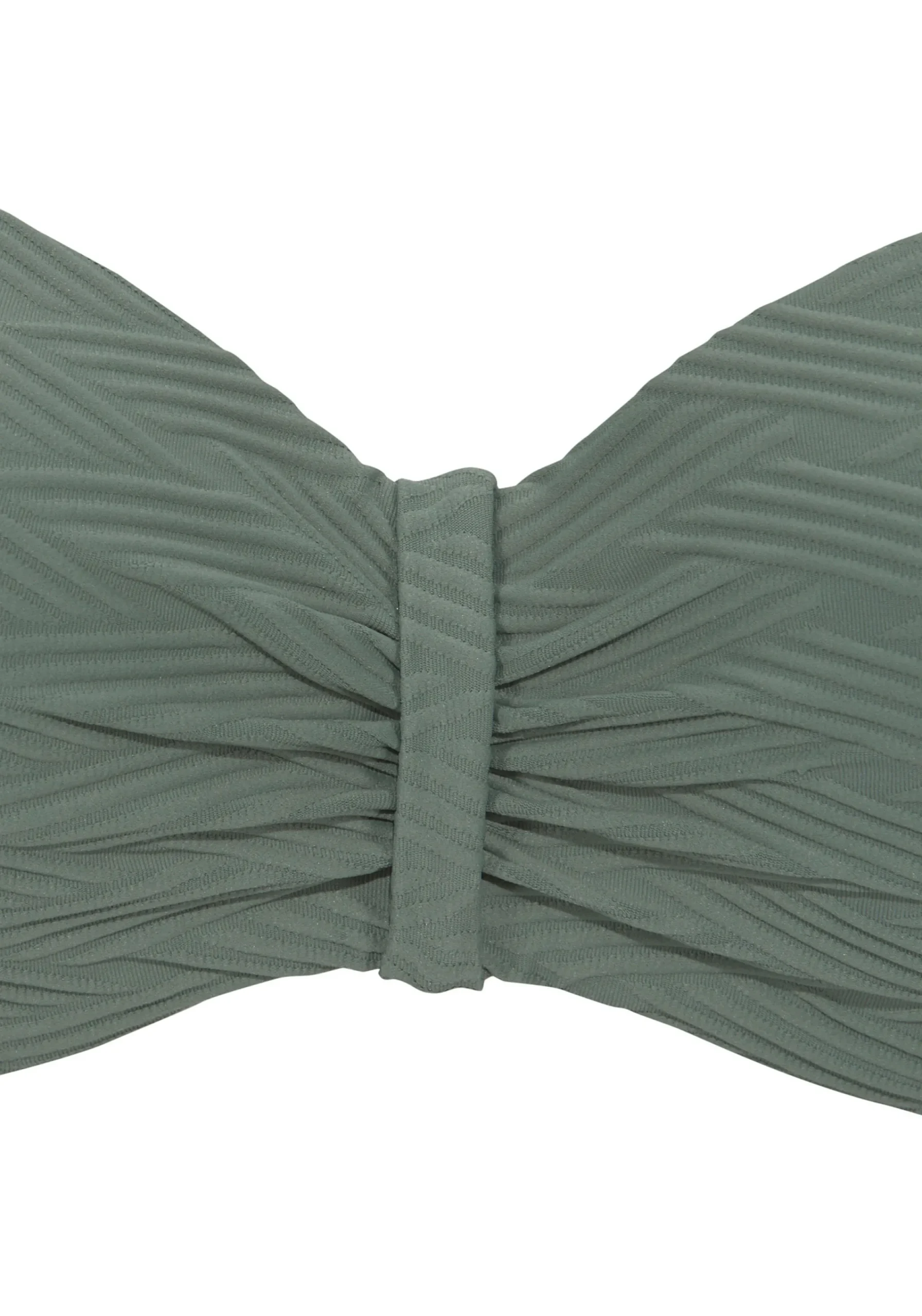 Bikinis|Sunseeker Bügel-Bandeau-Bikini-Top oliv
