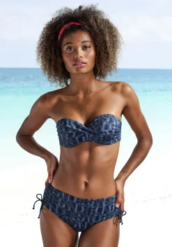 Bikinis|Elbsand Bügel-Bandeau-Bikini-Top schwarz