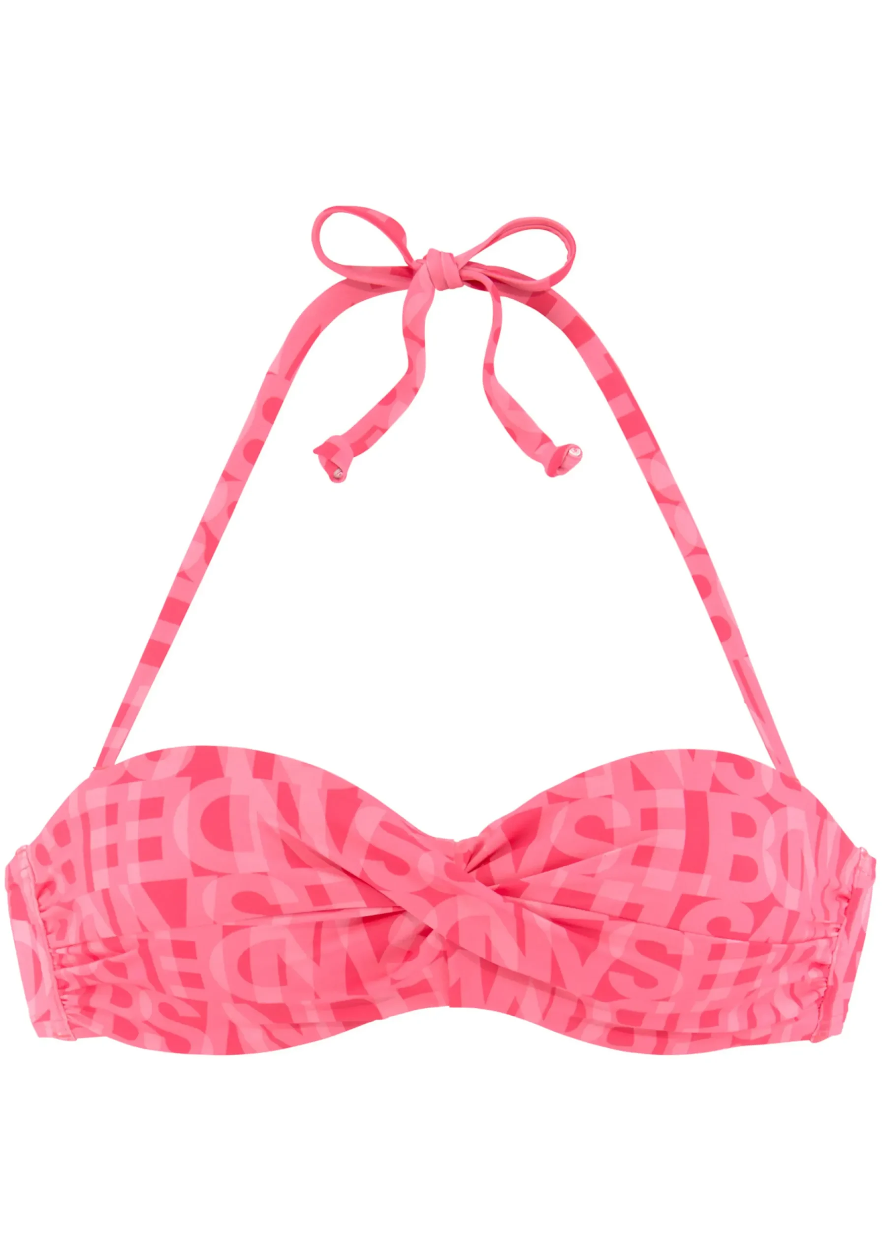 Bikinis|Elbsand Bügel-Bandeau-Bikini-Top koralle