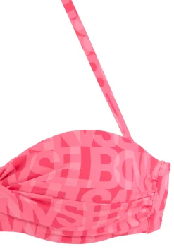 Bikinis|Elbsand Bügel-Bandeau-Bikini-Top koralle