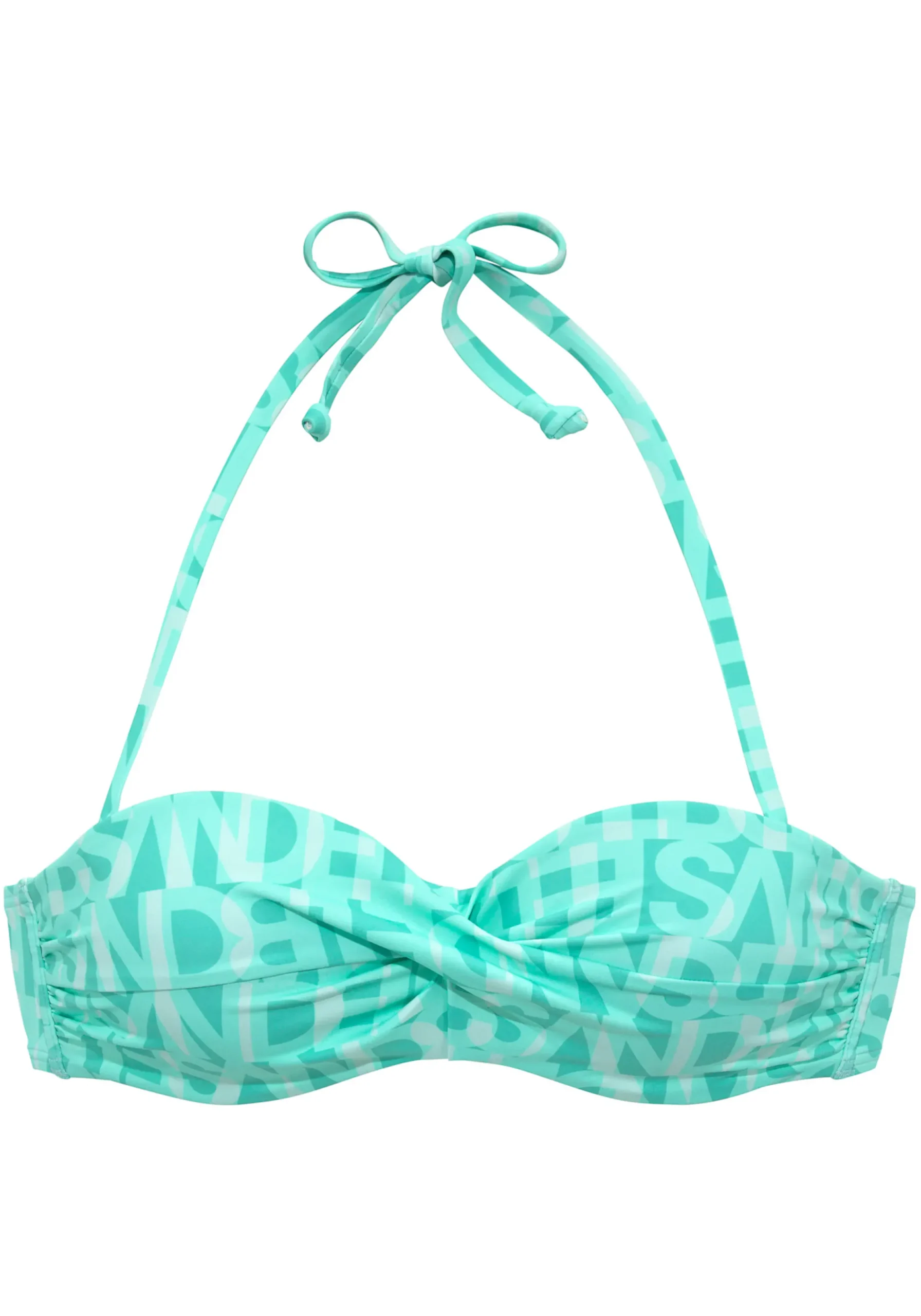 Bikinis|Elbsand Bügel-Bandeau-Bikini-Top mint