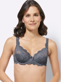 Bhs|Sassa Bügel-BH schwarz+anthrazit