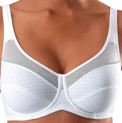 Bhs|petite fleur Bügel-BH schwarz-weiß+weiß-türkis