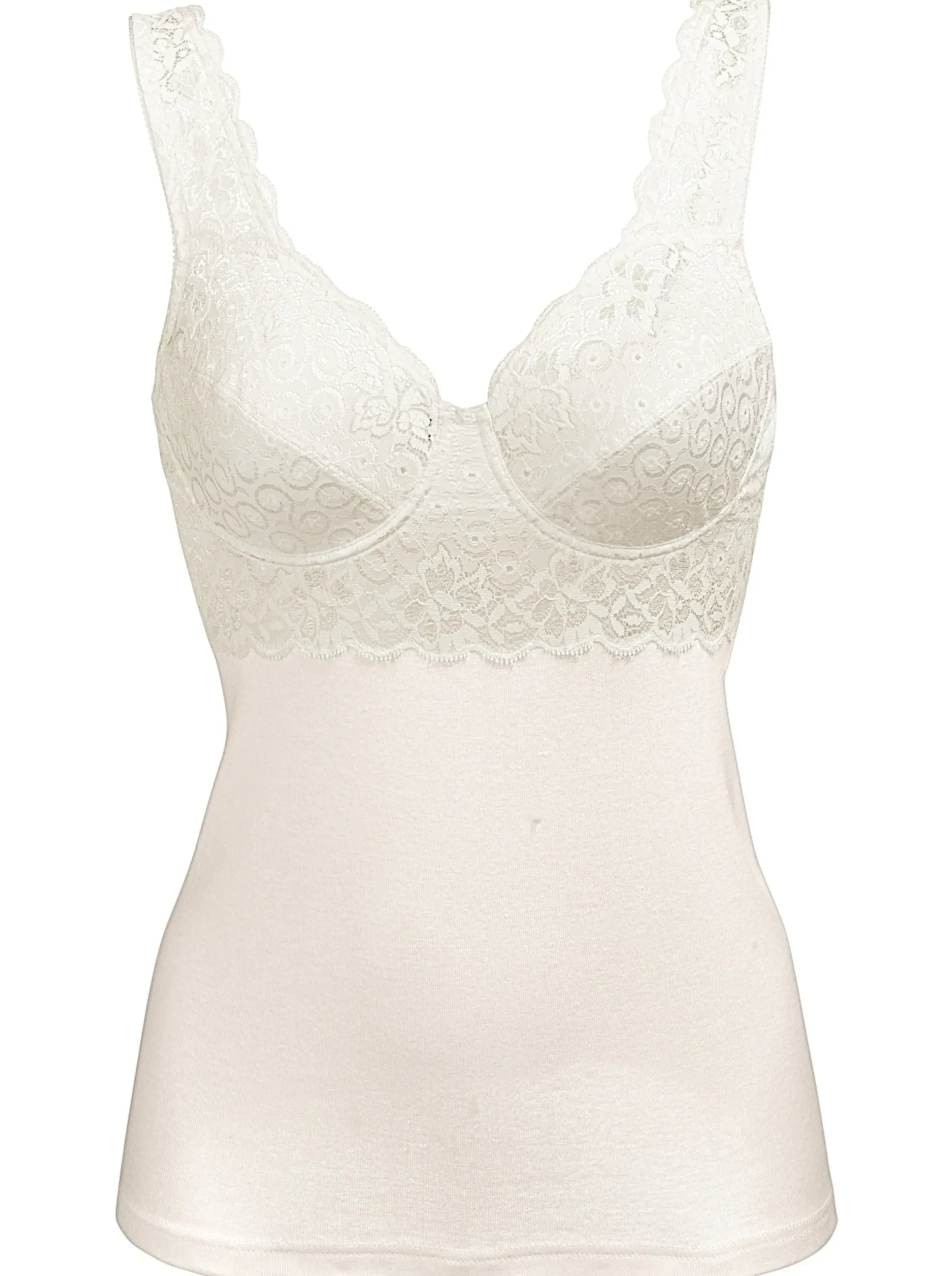 Bodies & Unterhemden|Nina von C. Bügel-BH-Hemd champagner