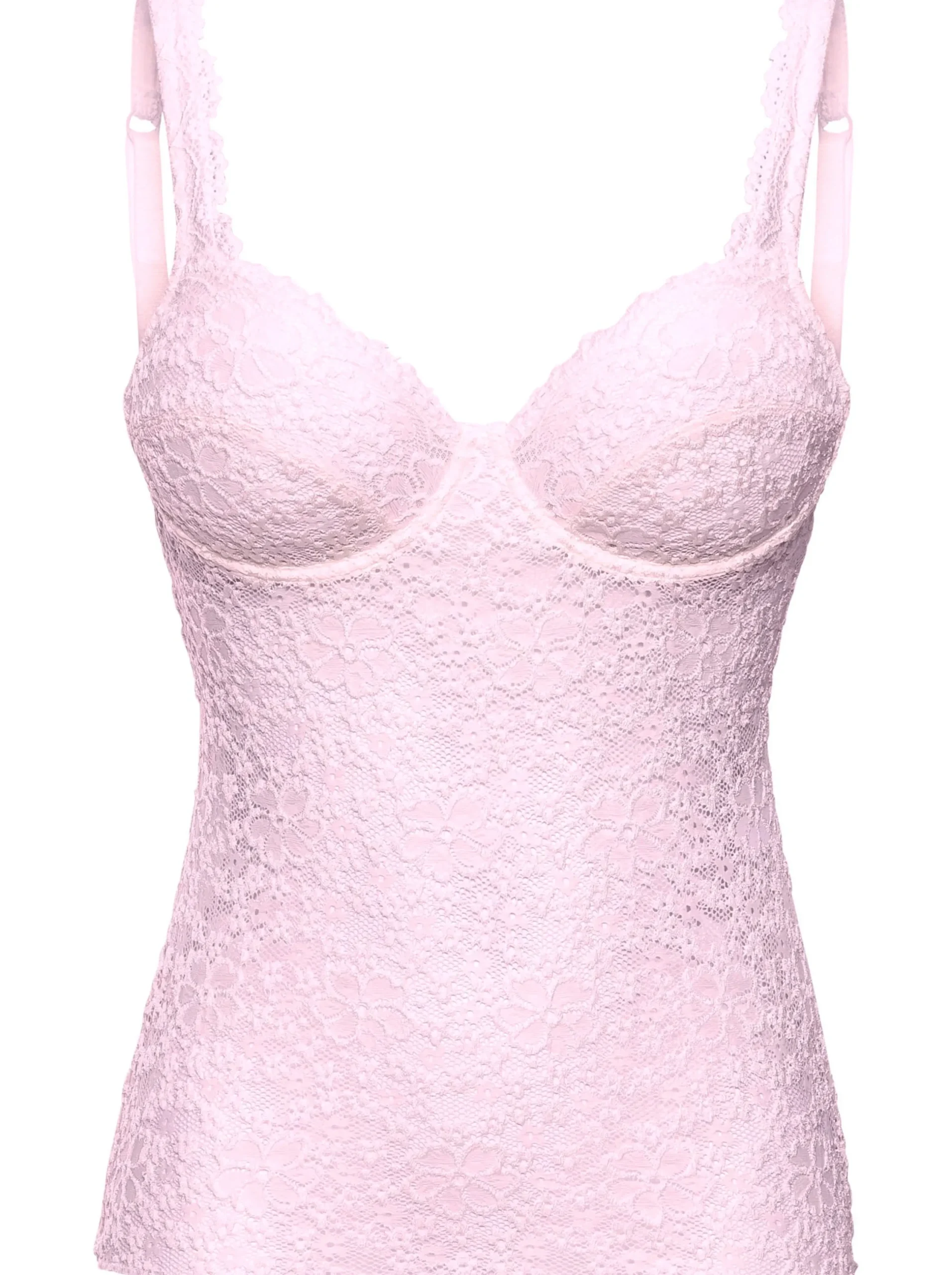 Bodies & Unterhemden|Nina von C. Bügel-BH-Hemd rosé