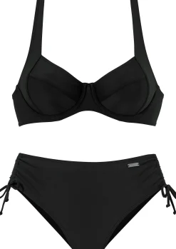 Bikinis|LASCANA Bügel-Bikini schwarz
