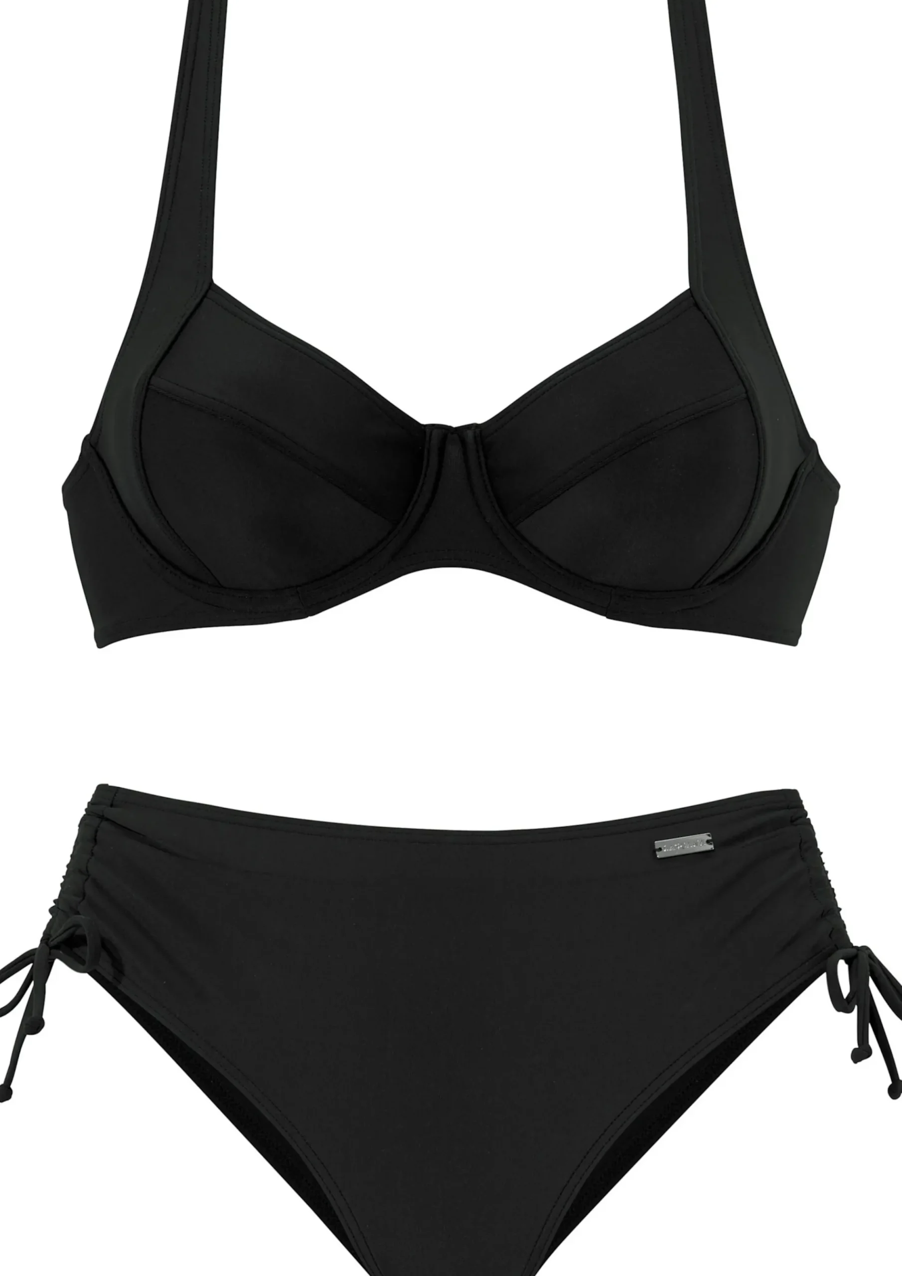 Bikinis|LASCANA Bügel-Bikini schwarz