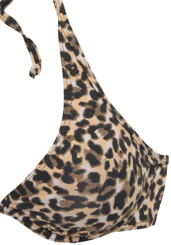 Bikinis|Bruno Banani Bügel-Bikini braun-bedruckt