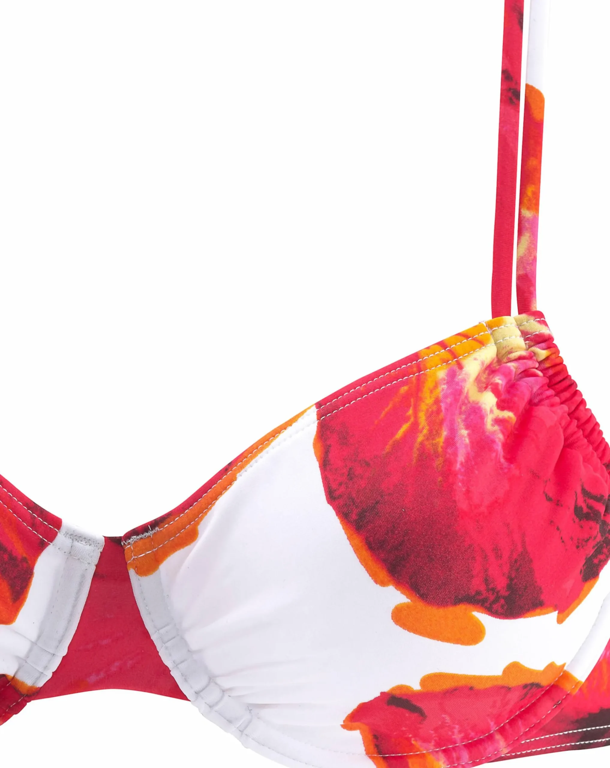 Bikinis|LASCANA Bügel-Bikini weiß-bedruckt