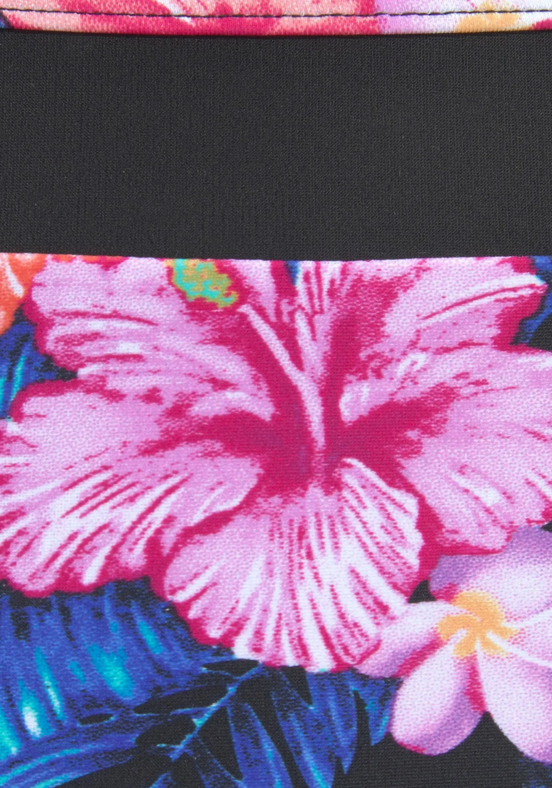 Bikinis|LASCANA Bügel-Bikini bedruckt-schwarz-bunt