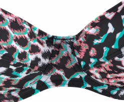 Bikinis|Venice Beach Bügel-Bikini schwarz-bedruckt