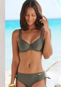 Bikinis|LASCANA Bügel-Bikini oliv