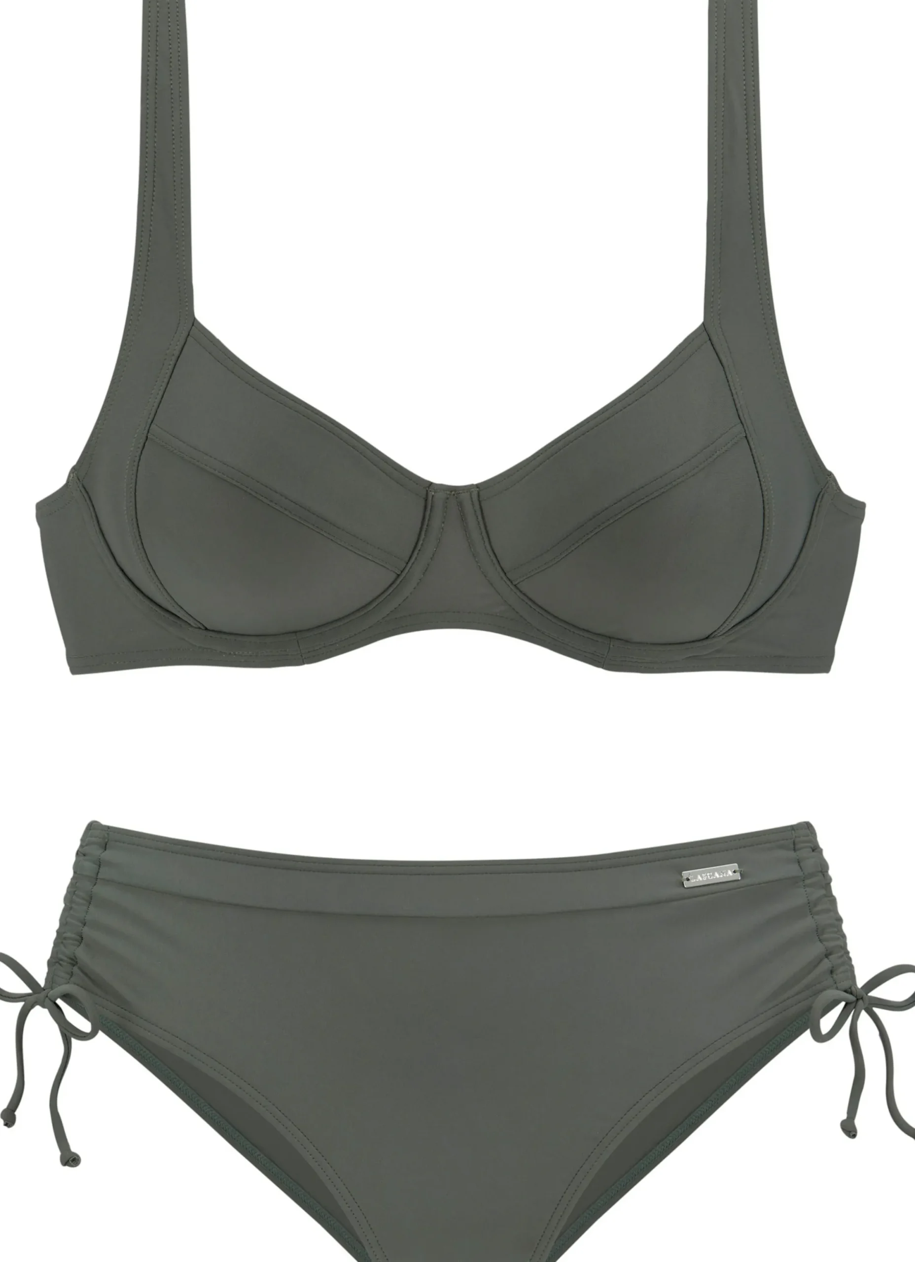 Bikinis|LASCANA Bügel-Bikini oliv