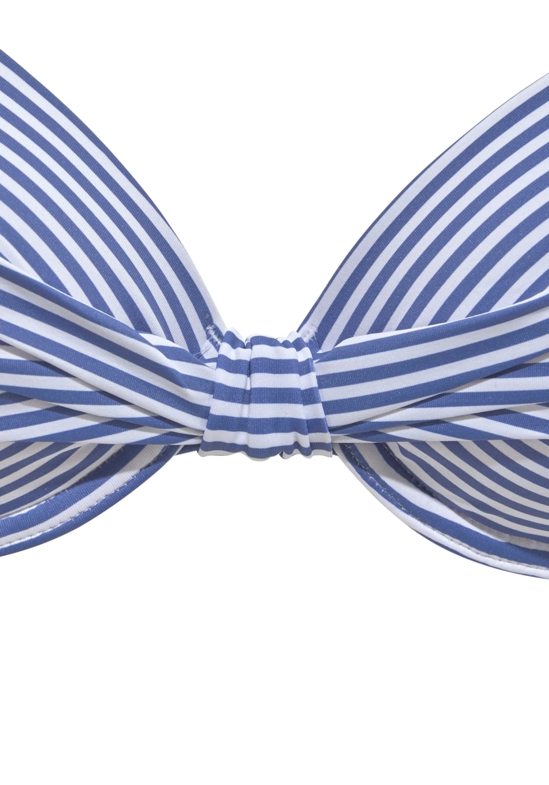 Bikinis|s.Oliver Bügel-Bikini hellblau-weiß