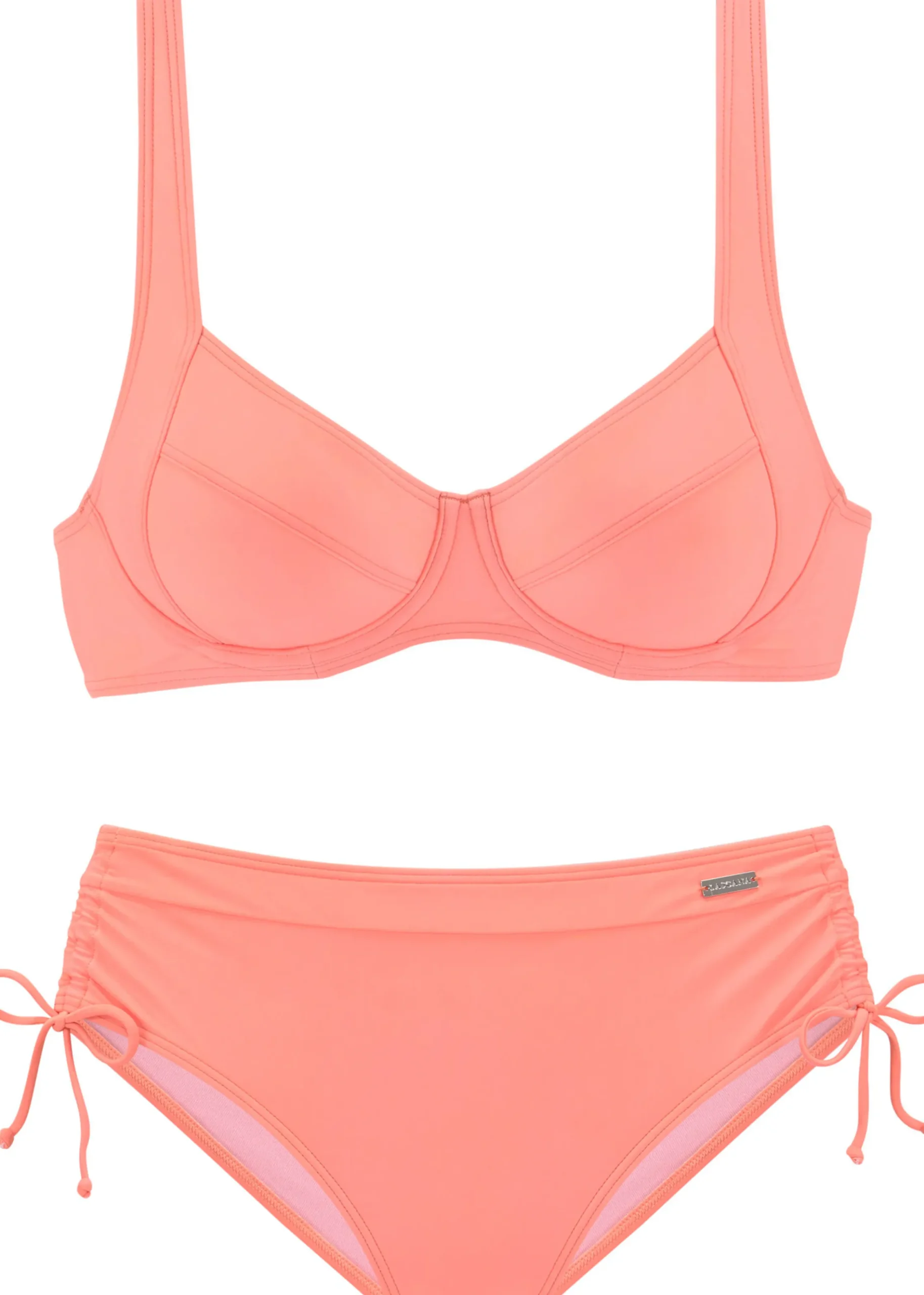 Bikinis|LASCANA Bügel-Bikini lachs