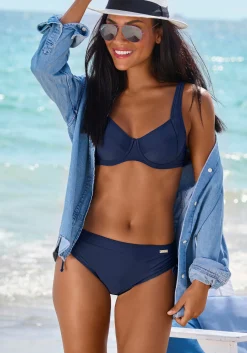 Bikinis|LASCANA Bügel-Bikini marine