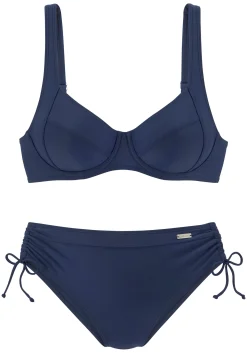 Bikinis|LASCANA Bügel-Bikini marine