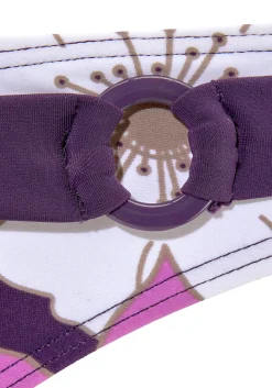 Bikinis|LASCANA Bügel-Bikini lila-bedruckt