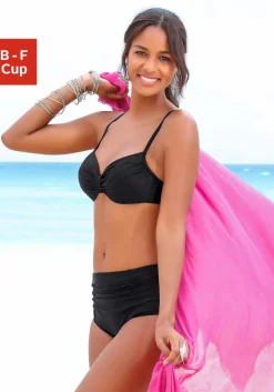 Bikinis|LASCANA Bügel-Bikini schwarz