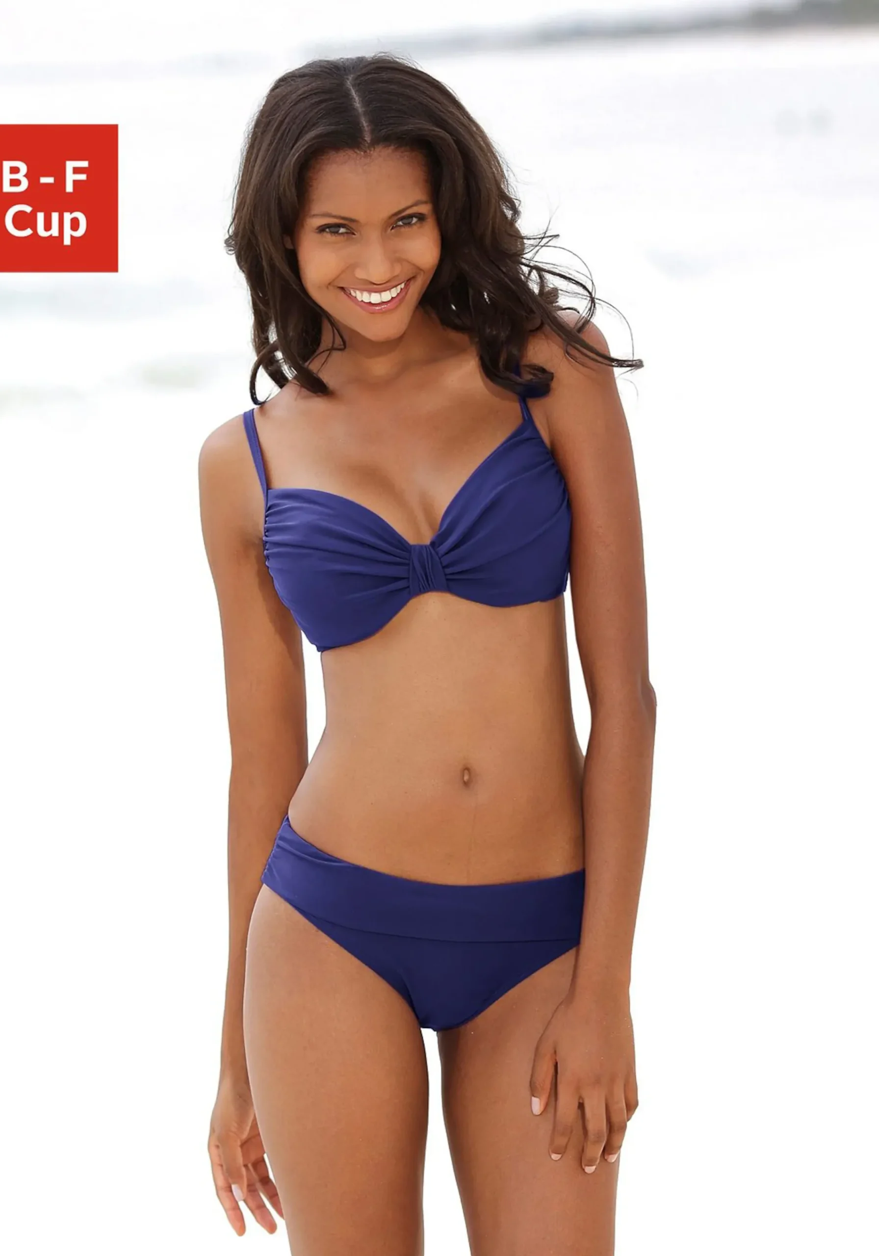 Bikinis|LASCANA Bügel-Bikini blau