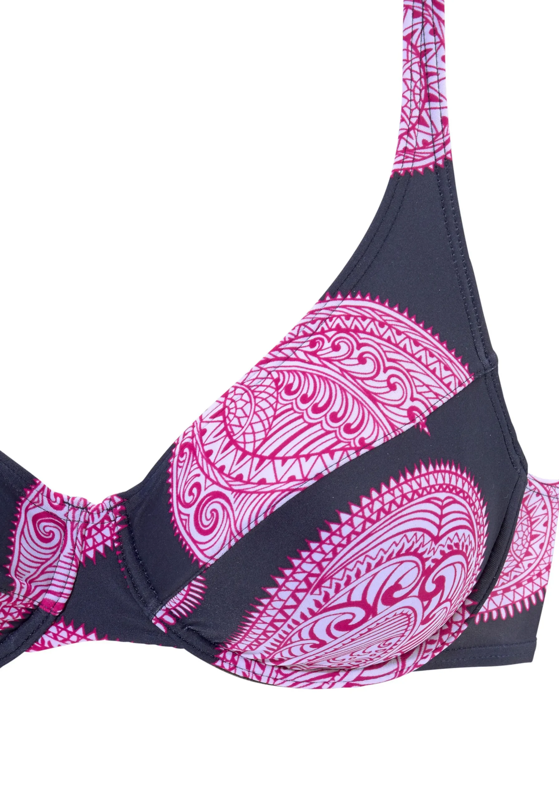 Bikinis|LASCANA Bügel-Bikini marine-bedruckt
