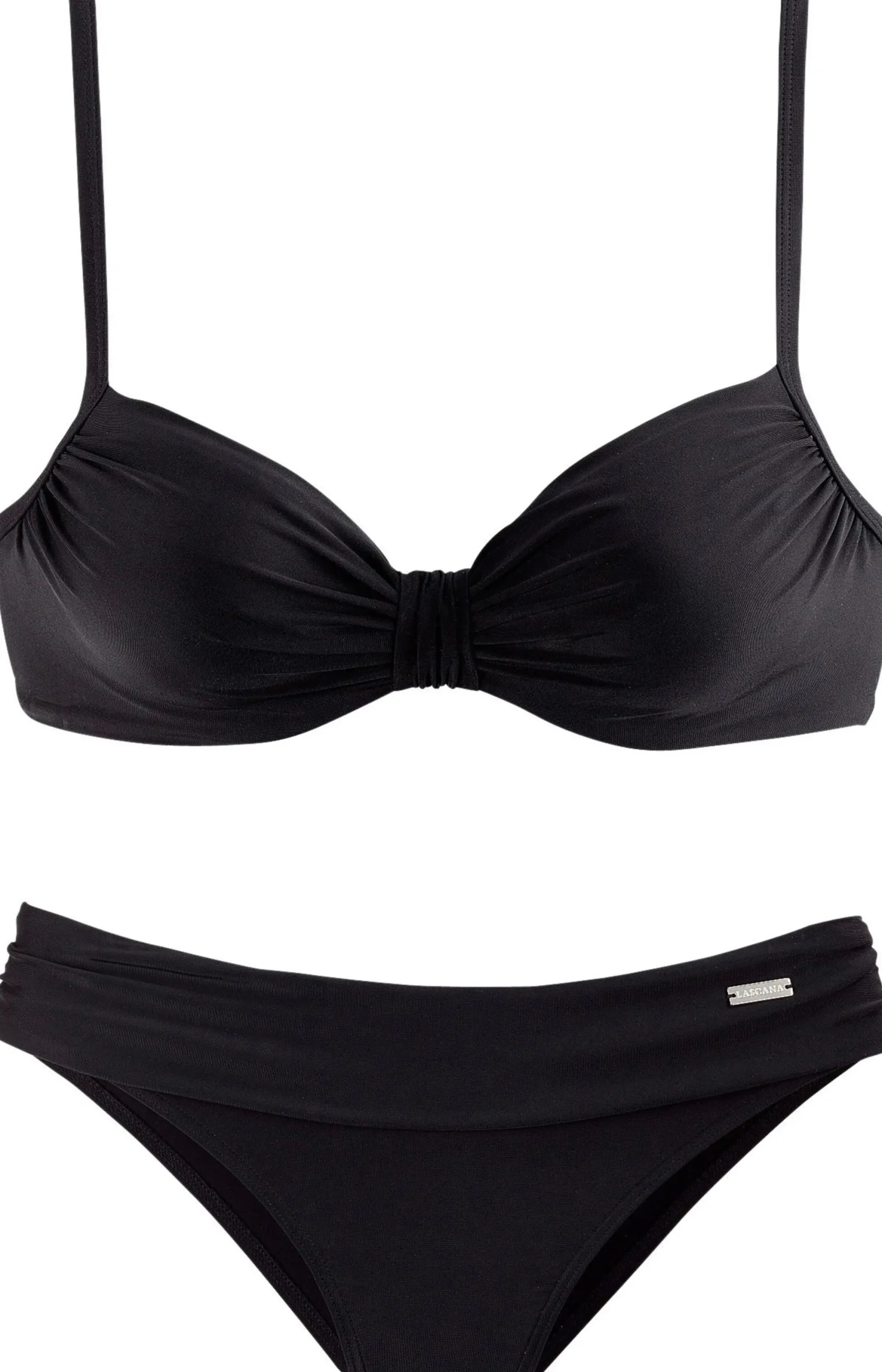 Bikinis|LASCANA Bügel-Bikini schwarz