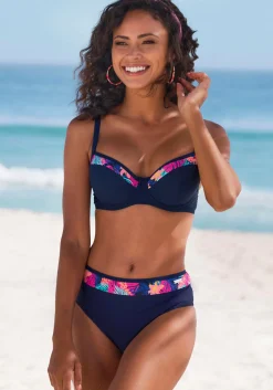 Bikinis|LASCANA Bügel-Bikini-Top navy