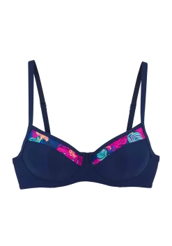 Bikinis|LASCANA Bügel-Bikini-Top navy
