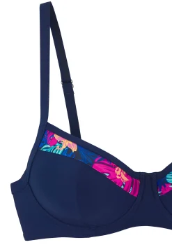 Bikinis|LASCANA Bügel-Bikini-Top navy
