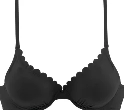 Bikinis|LASCANA Bügel-Bikini-Top schwarz
