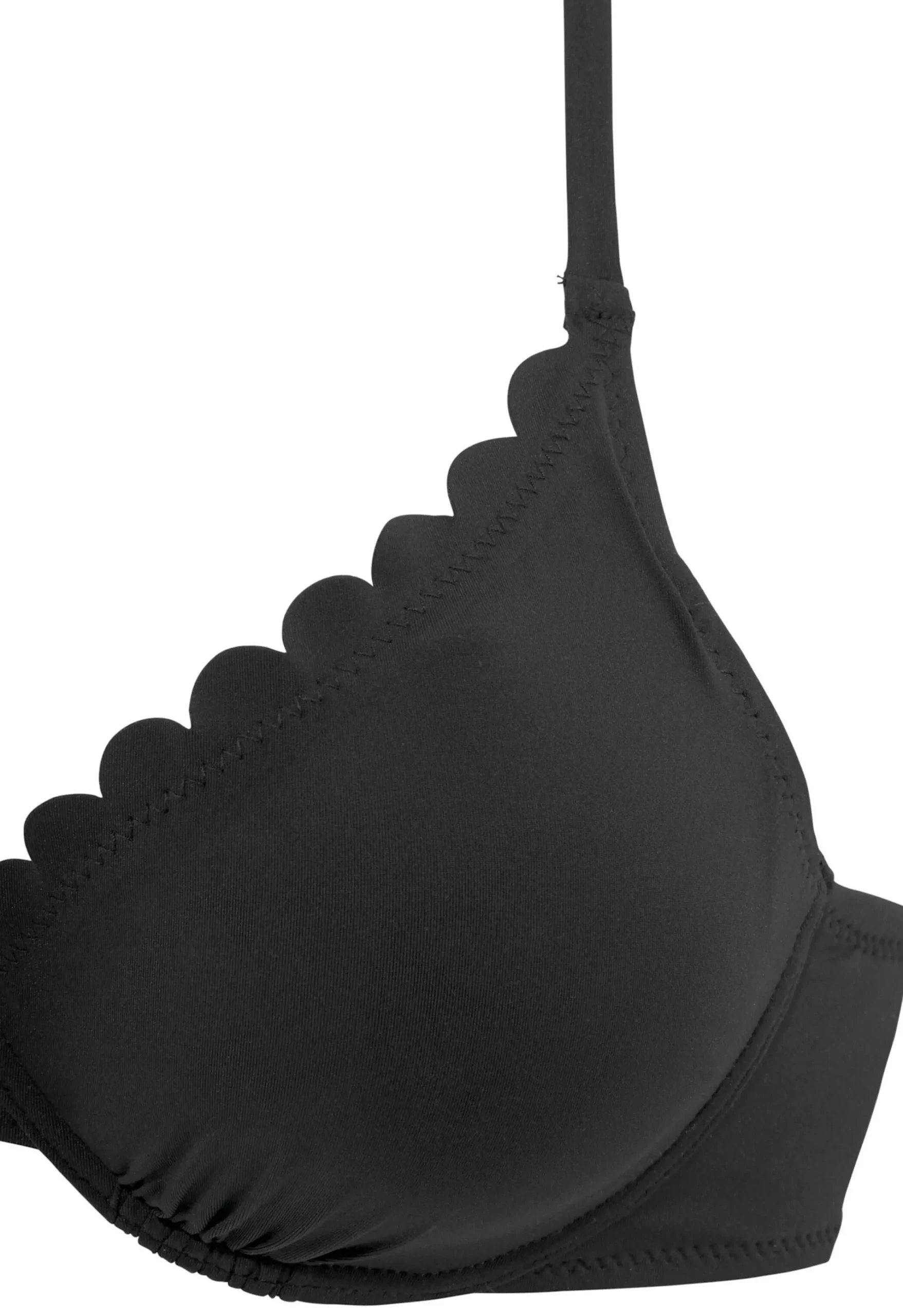 Bikinis|LASCANA Bügel-Bikini-Top schwarz