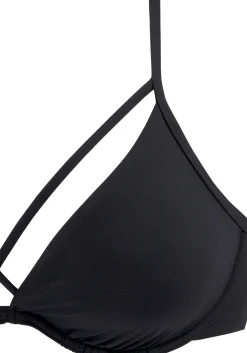 Bikinis|LASCANA Bügel-Bikini-Top schwarz