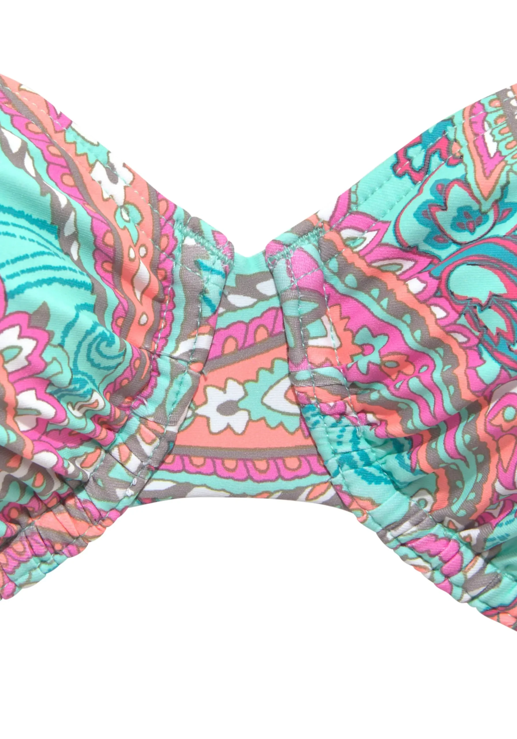 Bikinis|Venice Beach Bügel-Bikini-Top mint-bedruckt