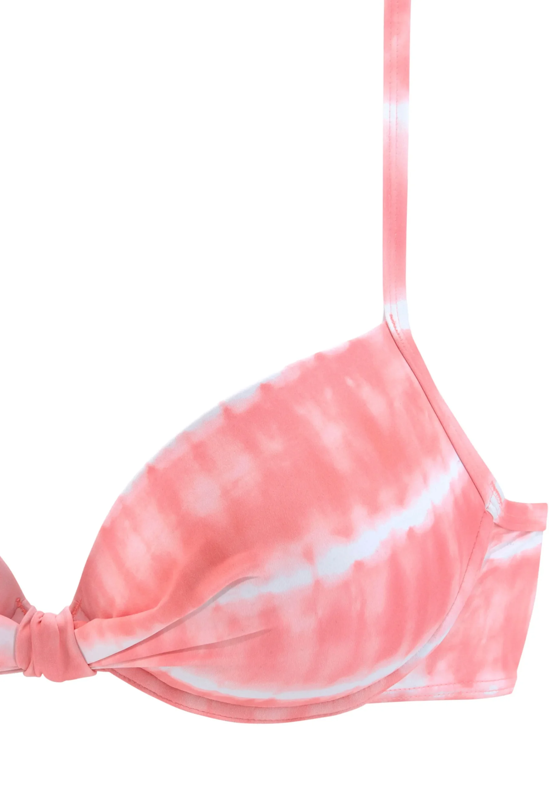 Bikinis|s.Oliver Bügel-Bikini-Top lobster-weiß