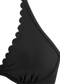 Bikinis|LASCANA Bügel-Bikini-Top schwarz