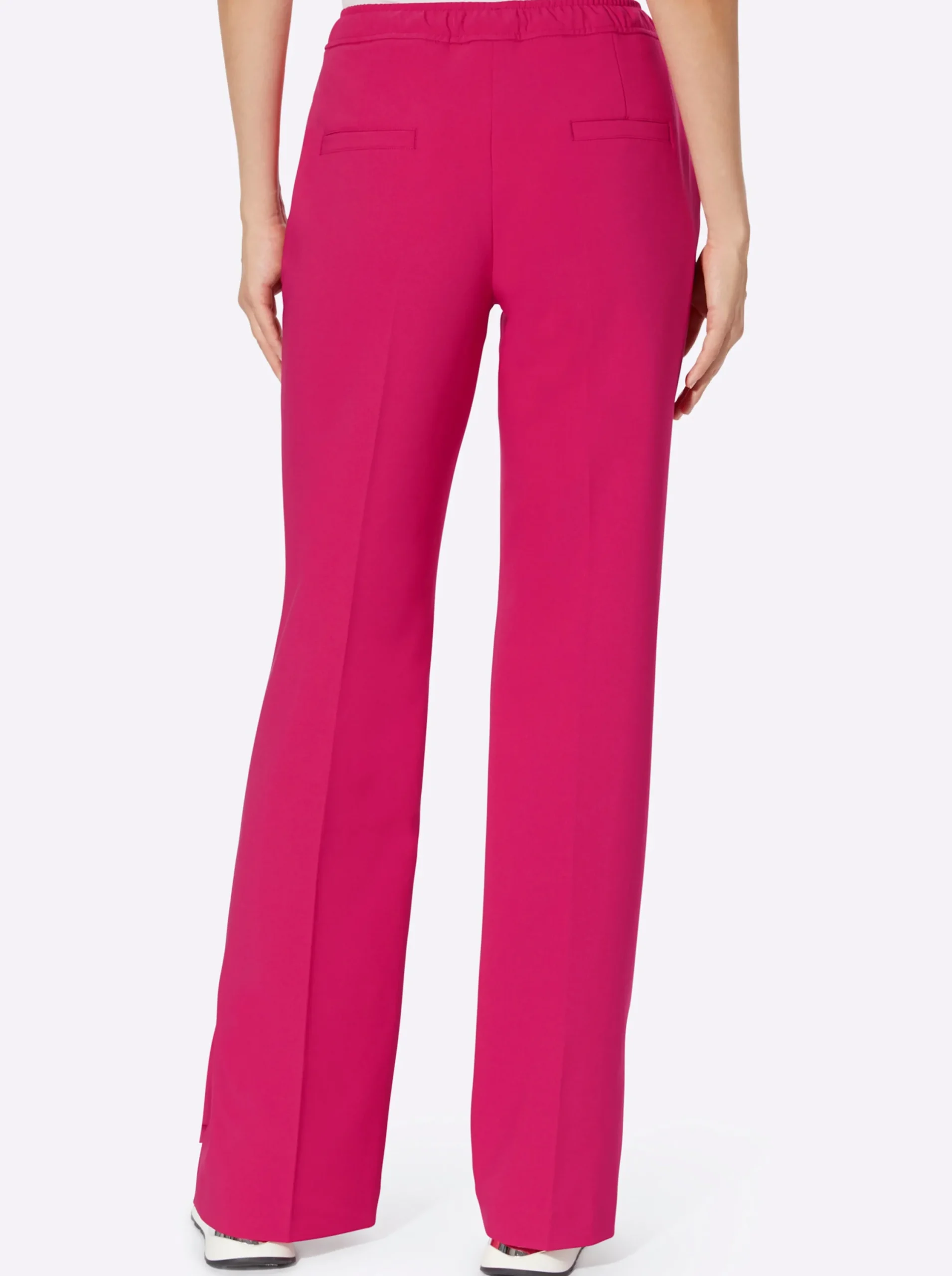 Strandmode|Hosen|heine Bügelfaltenhose pink