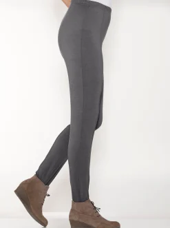 Hosen| Bügelfaltenhose mit Steg grau