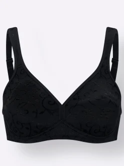 Bhs|Triumph BH ohne Bügel schwarz