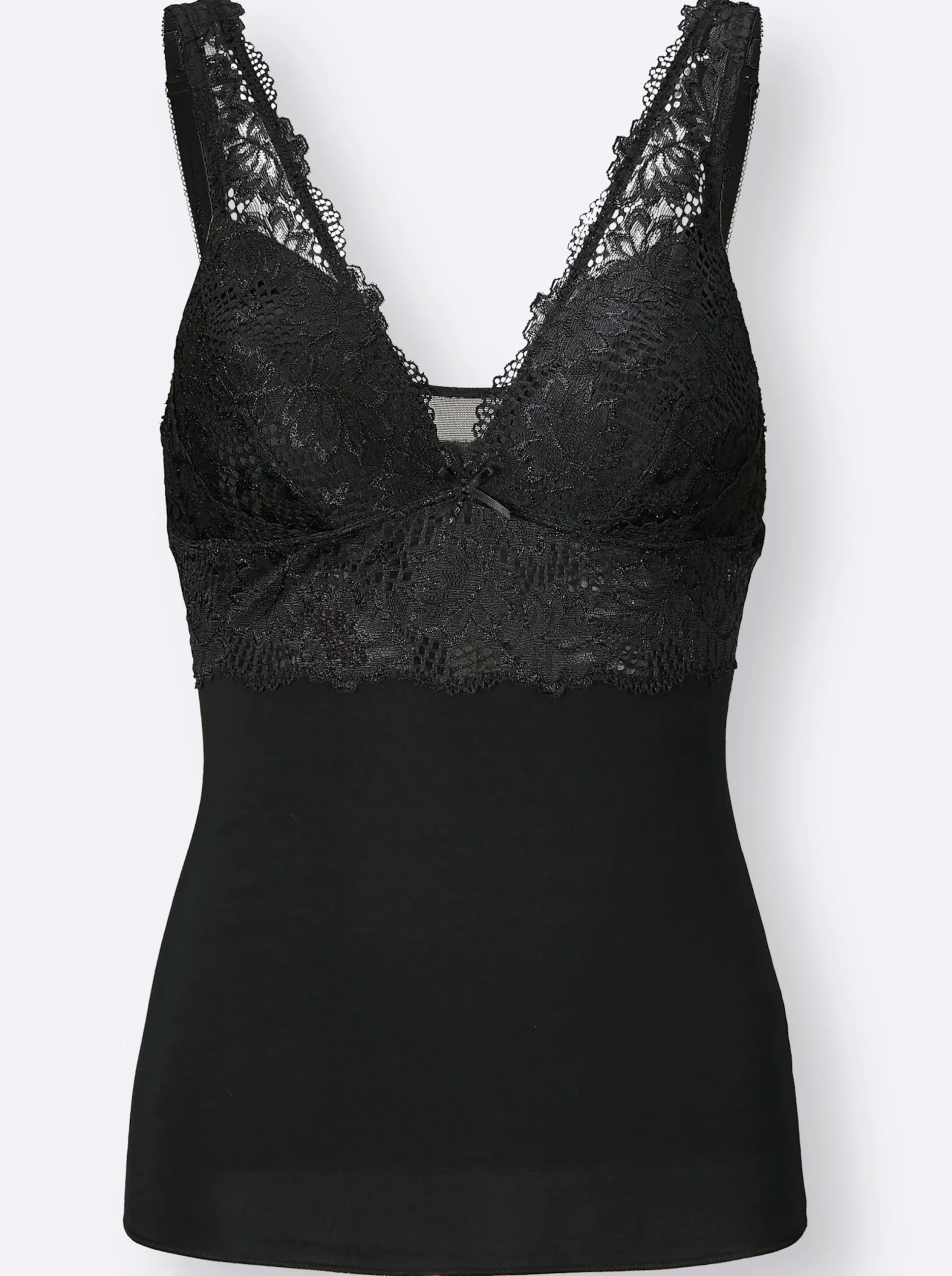 Bodies & Unterhemden|Nina von C. BH-Hemd schwarz