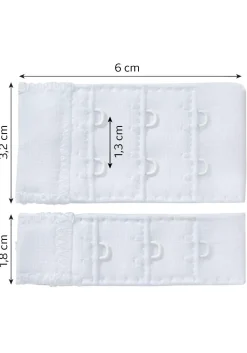 Bhs|LASCANA BH-Verlängerung 1xcaramel.1xweiß,1xschwarz