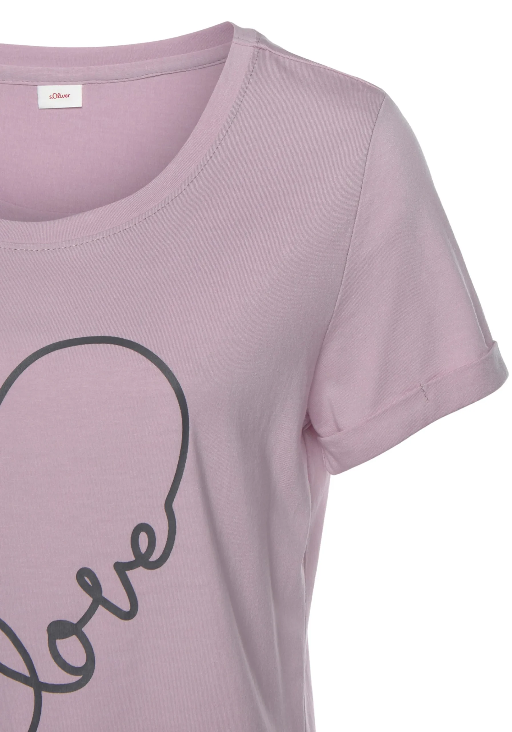 Nachtwäsche|Vivance Dreams Bigshirt lila