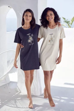 Shirts|Vivance Dreams Bigshirt sand+anthrazit