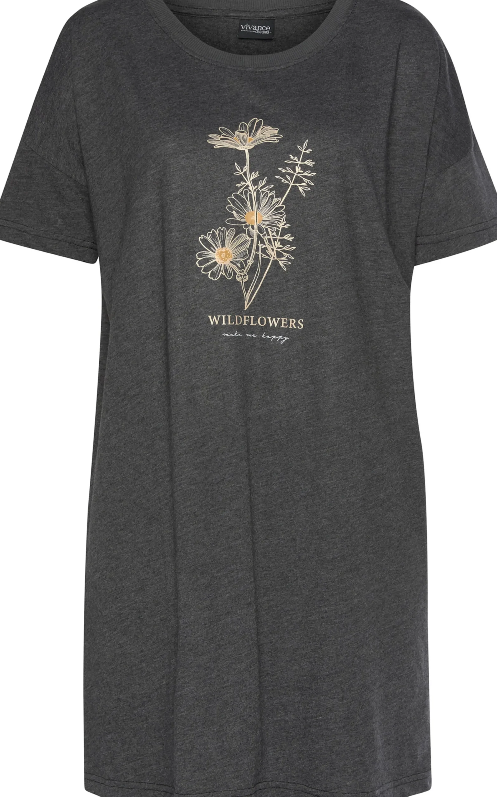 Shirts|Vivance Dreams Bigshirt sand+anthrazit