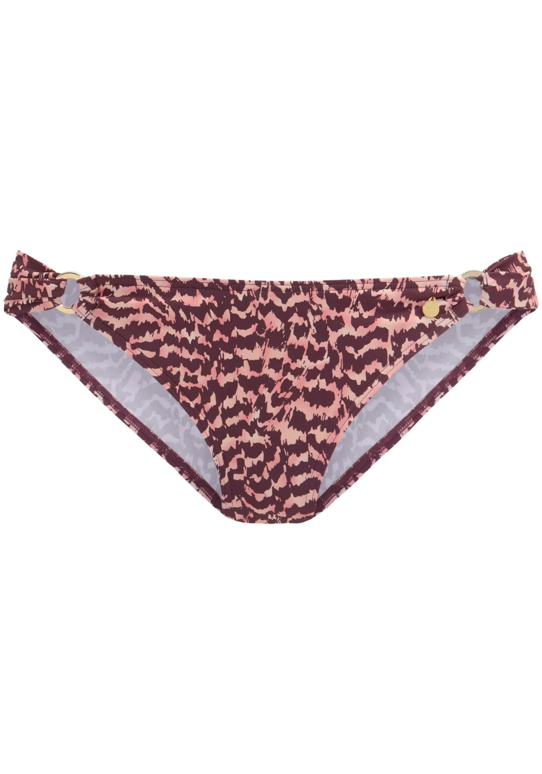Bikinis|LASCANA Bikini-Hose bordeauxbedruckt