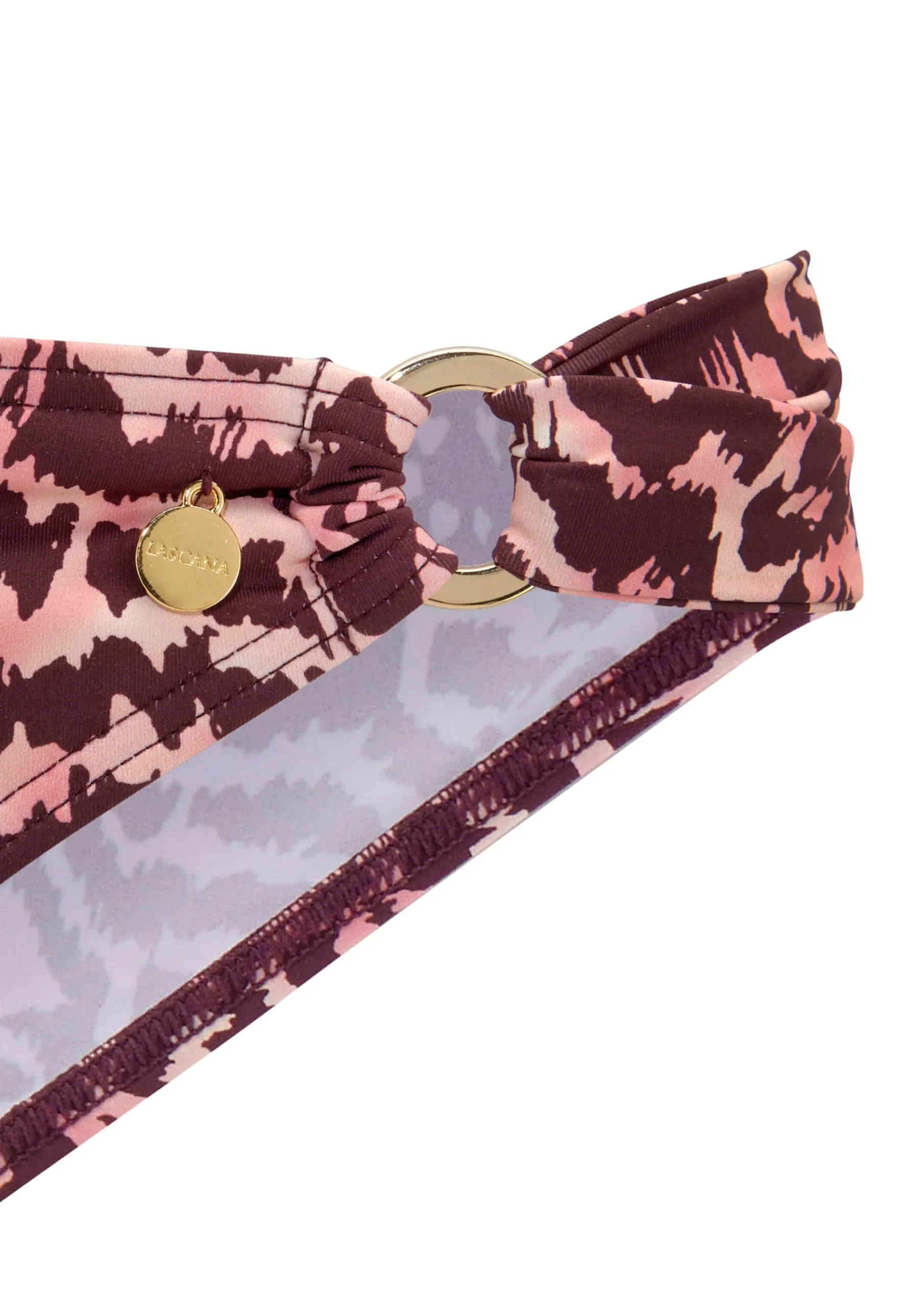 Bikinis|LASCANA Bikini-Hose bordeauxbedruckt