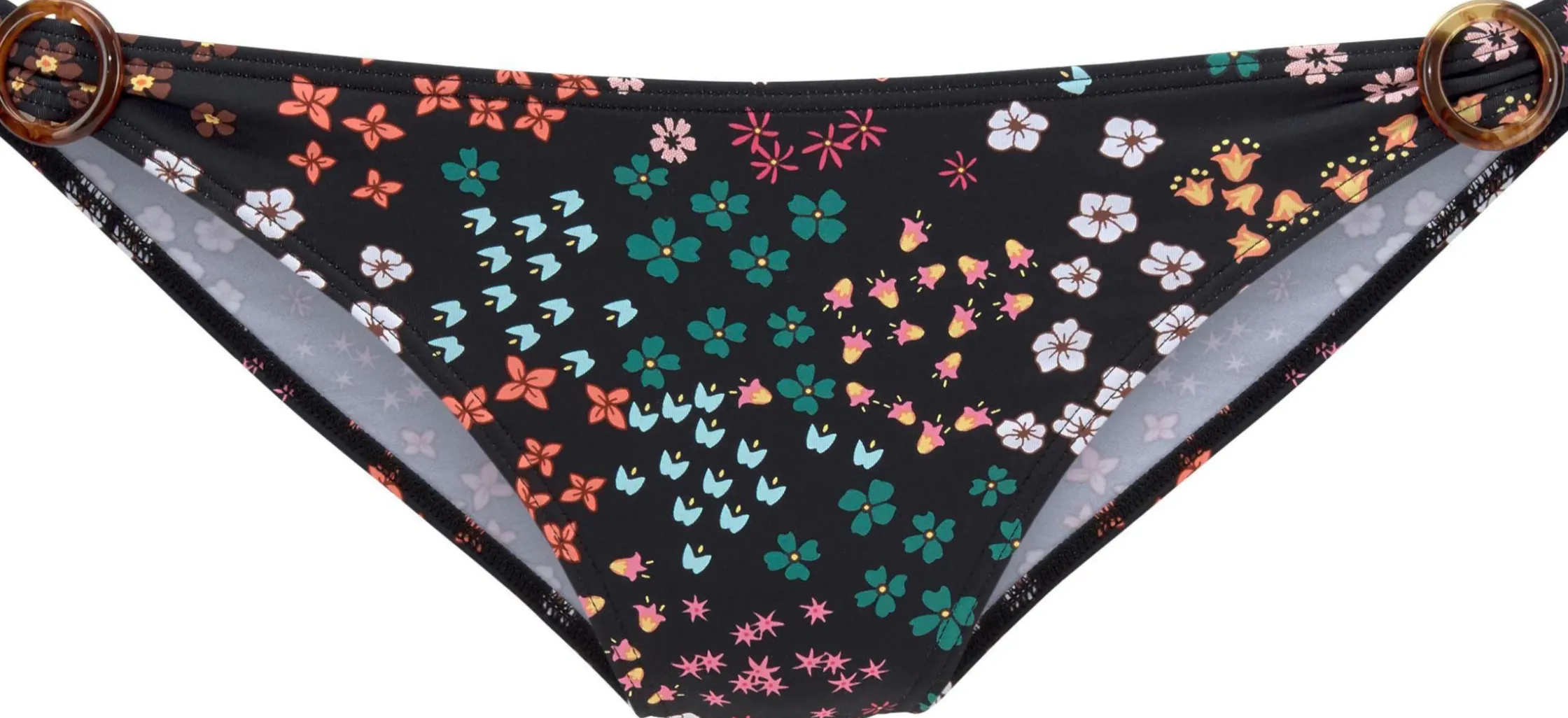 Bikinis|s.Oliver Bikini-Hose schwarz-bedruckt
