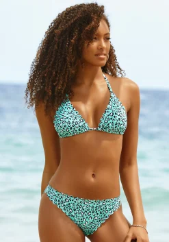 Bikinis|LASCANA Bikini-Hose mint-bedruckt