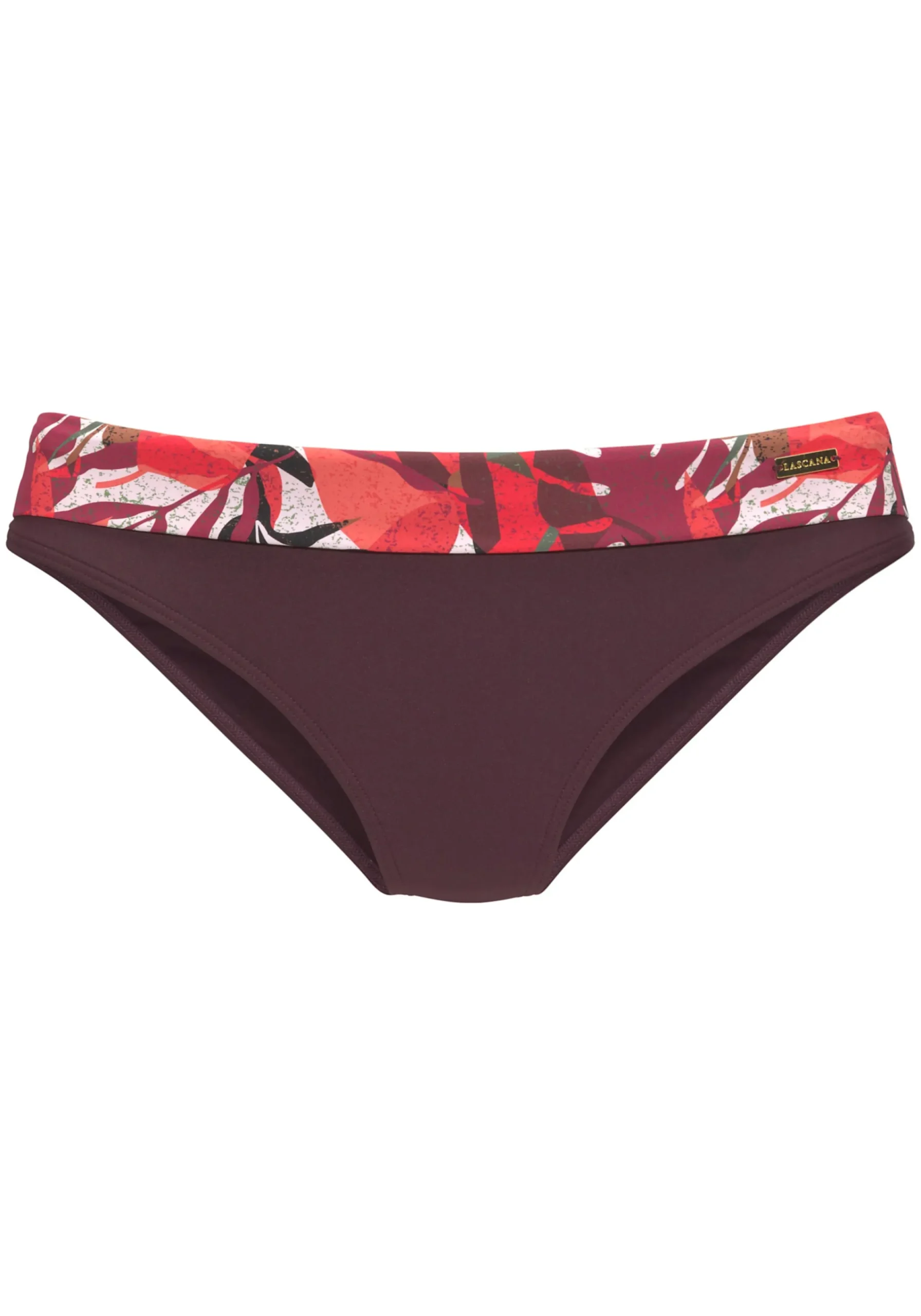 Bikinis|LASCANA Bikini-Hose rotbedruckt
